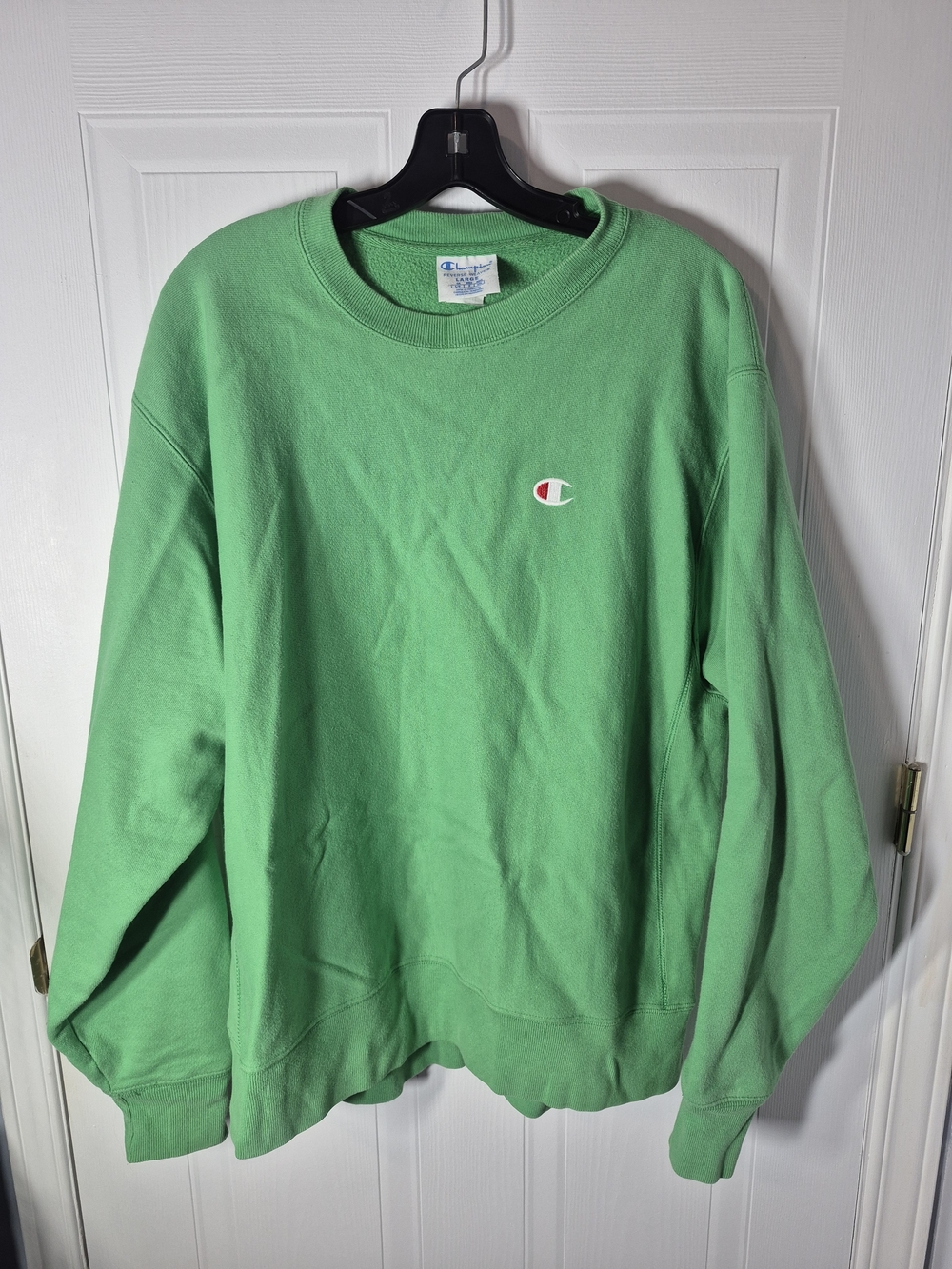 Champion Reverse Weave Crewneck Sweatshirt Kelly Green Men's Large GF70
